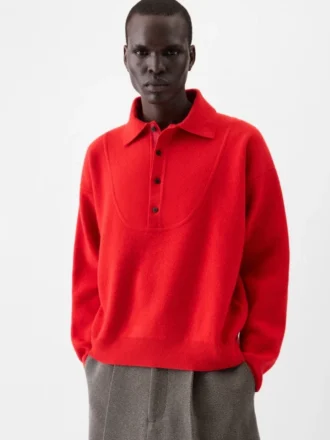 Le pull Polo en maille style vareuse Pallone