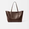 Le sac cabas Marino en cuir souple