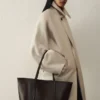 Le sac cabas Marino en cuir souple