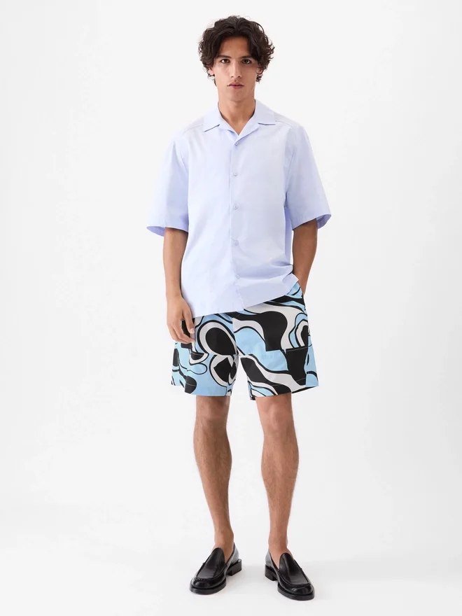 Le short Aloe Short imprimé Wavy Psyche Le short Aloe Short imprimé Wavy Psyche