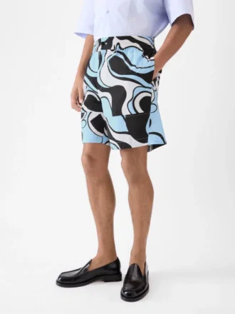 Le short Aloe Short imprimé Wavy Psyche