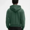 Le sweat à capuche zippé Gros Grain Sweat à capuche zippé avec logo Grosgrain