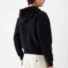 Le sweat à capuche zippé Gros Grain Sweat à capuche zippé avec logo Grosgrain