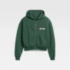 Le sweat à capuche zippé Gros Grain Sweat à capuche zippé avec logo Grosgrain
