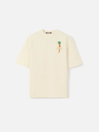 Le t-shirt carotte T-shirt logo avec patch carotte