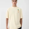 Le t-shirt carotte T-shirt logo avec patch carotte