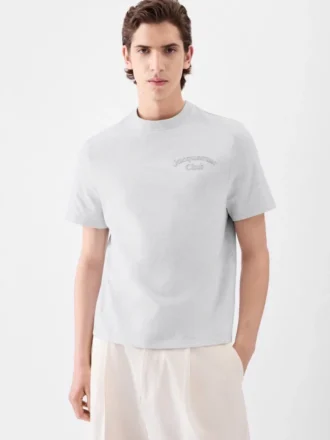 Le t-shirt Club T-shirt à manches courtes avec broderie Jacquemus Club