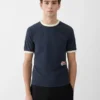 Le t-shirt Gio T-shirt à manches courtes avec patch brodé Le t-shirt Gio T-shirt à manches courtes avec patch brodé