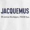 Le t-shirt à manches longues Montaigne Adresse T-shirt à manches longues avec adresse et logo imprimés – vendu exclusivement en ligne et dans notre boutique parisienne
