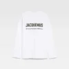 Le t-shirt à manches longues Montaigne Adresse T-shirt à manches longues avec adresse et logo imprimés – vendu exclusivement en ligne et dans notre boutique parisienne