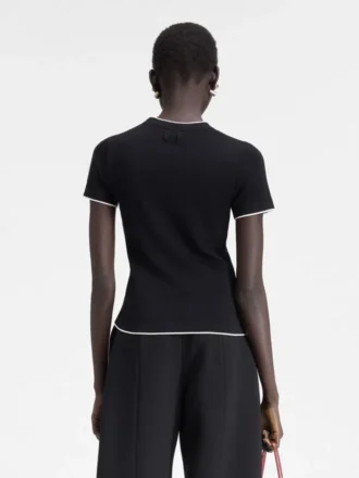 Le t-shirt Tricot T-shirt asymétrique en maille Le t-shirt Tricot T-shirt asymétrique en maille