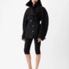 Le trench court Ovalo Le trench sablier