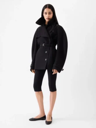 Le trench court Ovalo Le trench sablier Le trench court Ovalo Le trench sablier