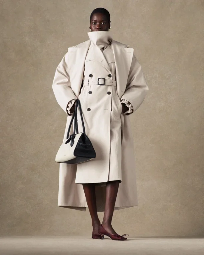Le trench Trapezi Trench ample Le trench Trapezi Trench ample