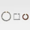 Les bijoux d’oreilles Trio de boucles d’oreilles géométriques Les bijoux d’oreilles Trio de boucles d’oreilles géométriques