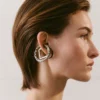 Les bijoux d’oreilles Trio de boucles d’oreilles géométriques Les bijoux d’oreilles Trio de boucles d’oreilles géométriques