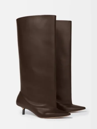 Les bottes hautes Tourni Bottes larges montant jusqu&rsquo;aux genoux