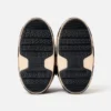 Les bottines rayées Icon Low de Jacquemus en collaboration avec Moon Boot