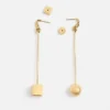 Les boucles d’oreilles Nodo Boucles d’oreilles asymétriques pendantes Les boucles d’oreilles Nodo Boucles d’oreilles asymétriques pendantes
