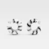 Les boucles d&rsquo;oreilles Zèbre Boucles d&rsquo;oreilles créoles zèbre en strass