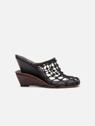 Les chaussures à double tissage Mules doubles tressées