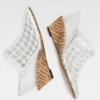 Les chaussures à double tissage Mules doubles tressées Les chaussures à double tissage Mules doubles tressées