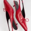 Les escarpins bas Cubisto à bride arrière Escarpins à talons bobines à bride arrière