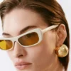 Les lunettes de soleil Capri Lunettes de soleil rectangulaires œil-de-chat Les lunettes de soleil Capri Lunettes de soleil rectangulaires œil-de-chat