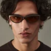 Les lunettes de soleil Curvo Lunettes de soleil ovales œil-de-chat Les lunettes de soleil Curvo Lunettes de soleil ovales œil-de-chat