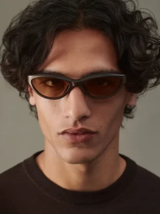 Les lunettes de soleil Curvo Lunettes de soleil ovales œil-de-chat