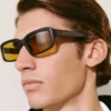 Les lunettes de soleil Marino Lunettes de soleil rectangulaires mates Les lunettes de soleil Marino Lunettes de soleil rectangulaires mates