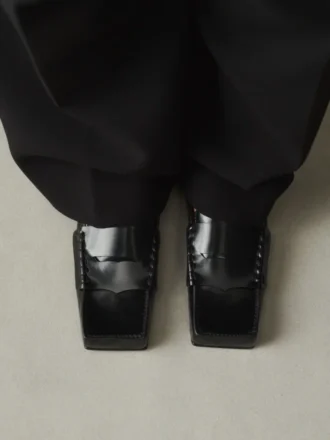 Les mocassins Carré Mocassins carrés