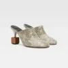 Les mules Bisou Mules à talons géométriques Les mules Bisou Mules à talons géométriques