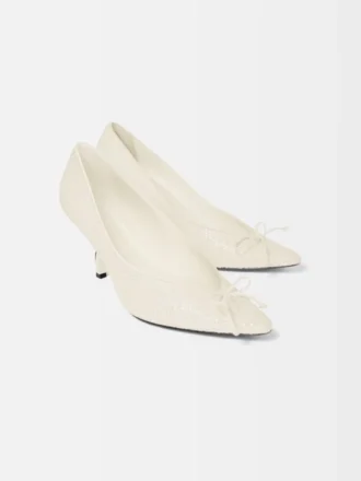 Les talons Tourni Talons pompes torsadés