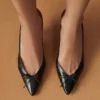 Les talons Tourni Talons pompes torsadés Les talons Tourni Talons pompes torsadés