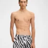 Maillot de bain Puntini Short de bain imprimé Zebra Arty