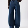 Pantalon en denim Espiral de-Nîmes Jean à coutures torsadées