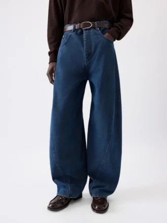 Pantalon en denim Espiral de-Nîmes Jean à coutures torsadées Pantalon en denim Espiral de-Nîmes Jean à coutures torsadées