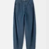 Pantalon en denim Espiral de-Nîmes Jean à coutures torsadées