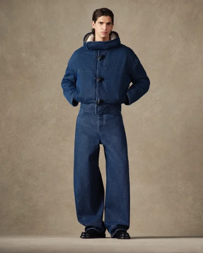 Le duffle-coat en denim de-Nîmes Duffle-coat en denim Le duffle-coat en denim de-Nîmes Duffle-coat en denim