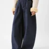 Pantalon en denim Ovalo de Nîmes Jean taille haute à coupe incurvée