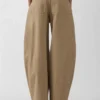Pantalon en denim Ovalo de Nîmes Jean taille haute à coupe incurvée