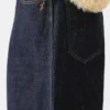 Pantalon en denim Ovalo de Nîmes Jean taille haute à coupe incurvée