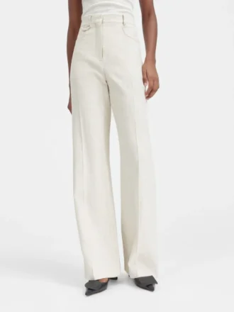 Pantalon Sauge Pantalon évasé taille haute Pantalon Sauge Pantalon évasé taille haute