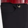 Pantalon Sauge Pantalon évasé taille haute