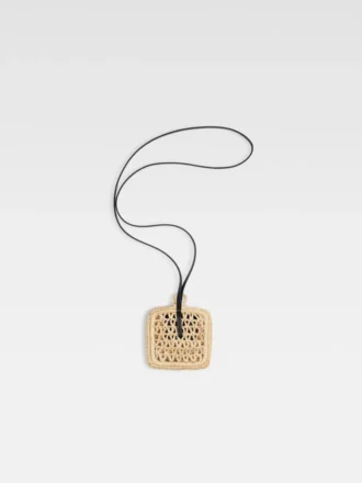 Portefeuille Spiaggia Étui pour AirPods en raphia
