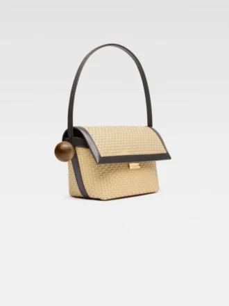 Sac à bandoulière Rond Carré avec rabat