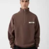Sweat à col roulé zippé The Gros Grain Sweat zippé Sweat à col roulé zippé The Gros Grain Sweat zippé