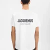 T-shirt avec adresse de Dubaï T-shirt à manches courtes avec adresse et logo imprimés
