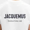 T-shirt avec adresse de Dubaï T-shirt à manches courtes avec adresse et logo imprimés